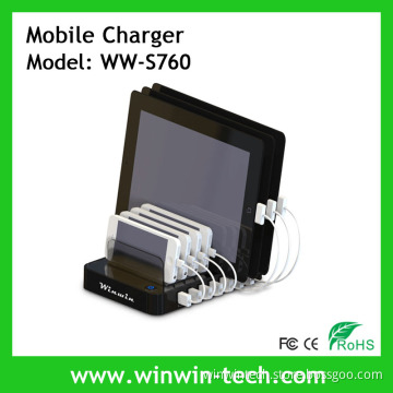 Multi Port USB Mobile Phone AC Charger